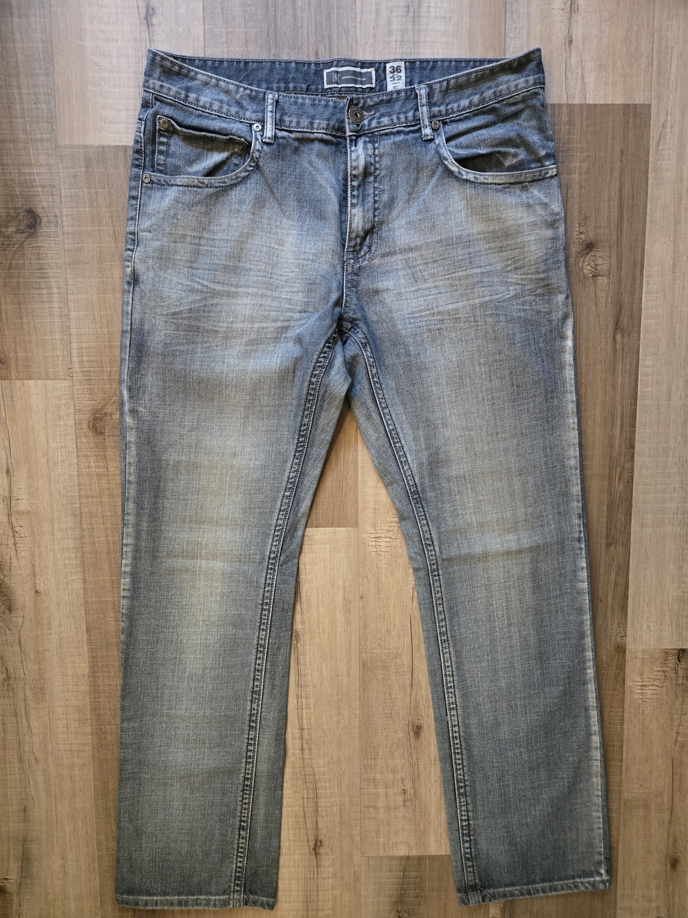 INC International Concepts Straight Fit Men's Light Blue Jeans